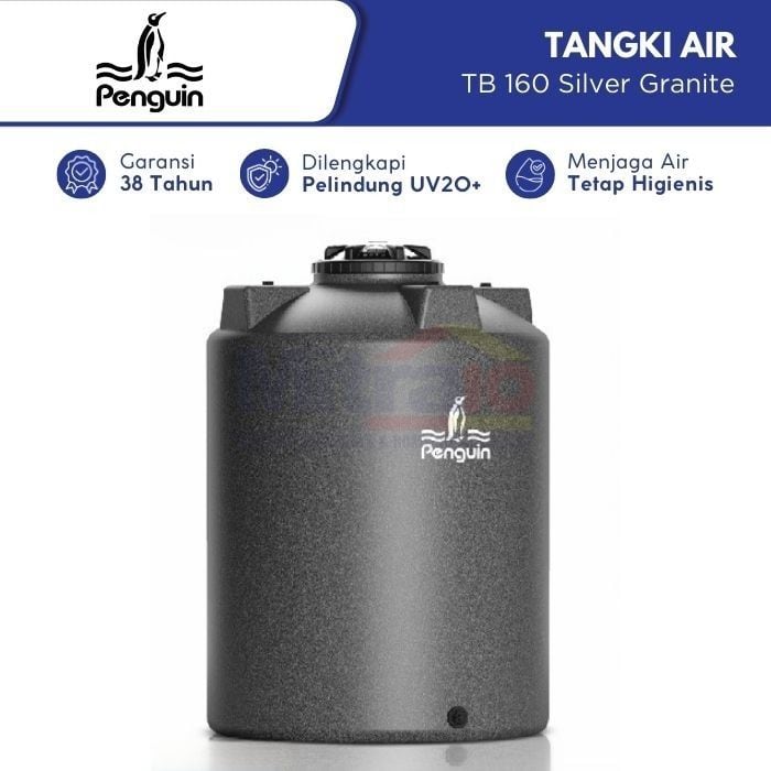 Penguin Tangki Air TB 160 1550 L Silver Granite Plastik (Pre Order) visual 2