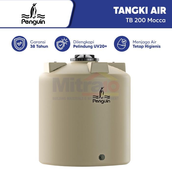 Penguin Tangki Air TB 200 2000 L Mocca (Pre Order) visual 2