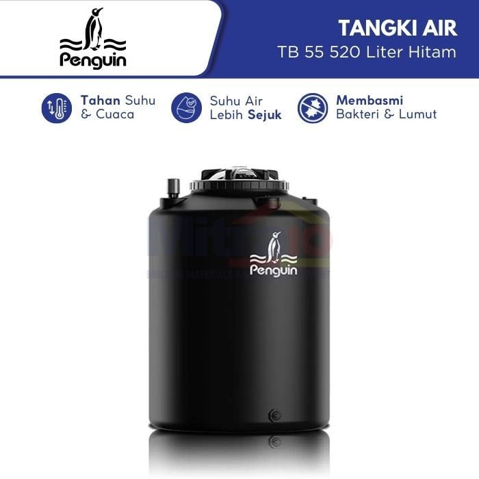 Penguin Tangki Air TB 55 520 L Hitam visual 2