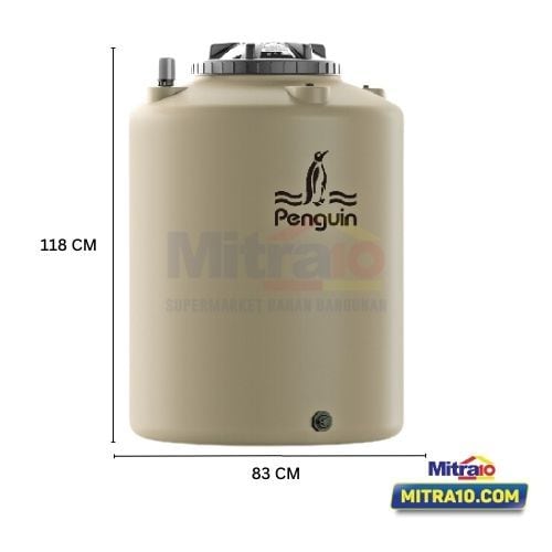 Penguin Tangki Air TB 55 520 L Moka visual 2