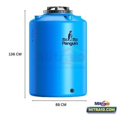 Penguin Tangki Air TB 70 650 L Biru Muda visual 2
