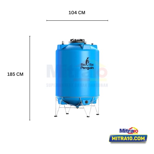 Penguin Tangki Air TD 110 1050 L Biru Muda visual 2