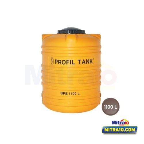 Profil Tangki Air BPE 1100LT PU 1100 L Kuning visual 2