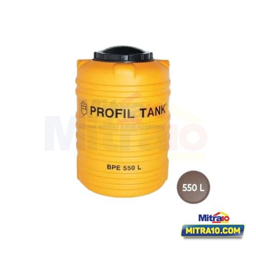 Profil Tangki Air BPE 550LT PU 550 L Kuning visual 2