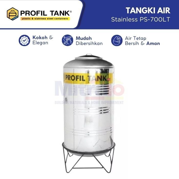 Profil Tangki Air Stainless PS-700LT Profon 700 L visual 2