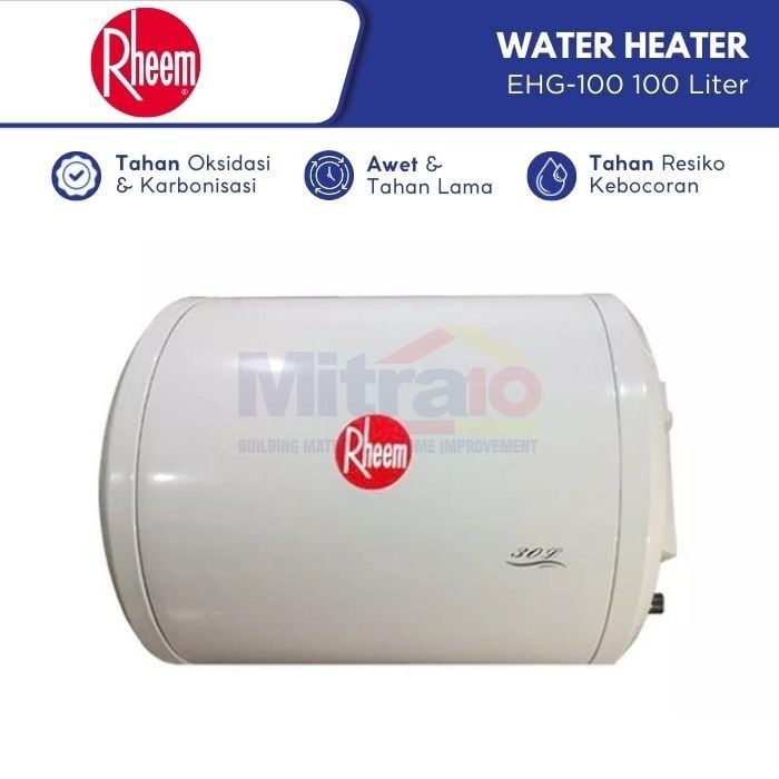 Rheem Water Heater Listrik EHG-100 100 L Putih visual 2