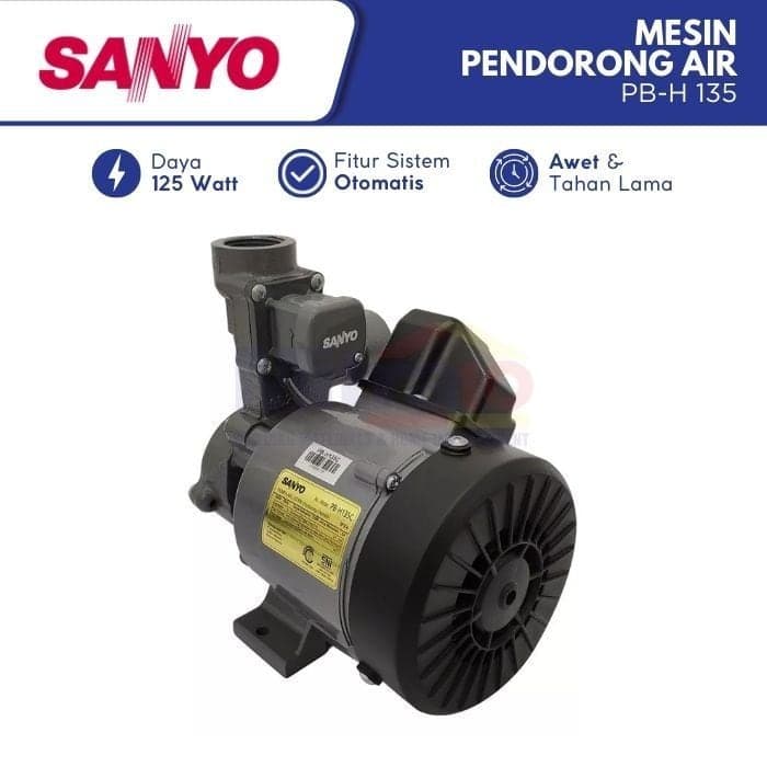 Sanyo Mesin Pendorong Air PB-H 135 visual 2