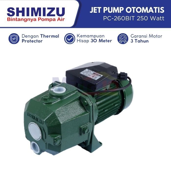 Shimizu Jet Pump Otomatis PC-260BIT 250 W visual 2