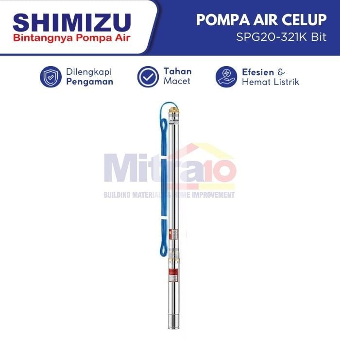 Shimizu Pompa Air Celup SPG20-321K Bit 3 3/4 HP visual 2