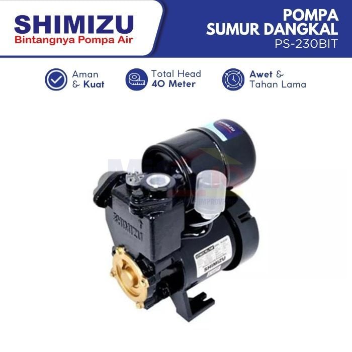Shimizu Pompa Sumur Dangkal PS-230BIT visual 2