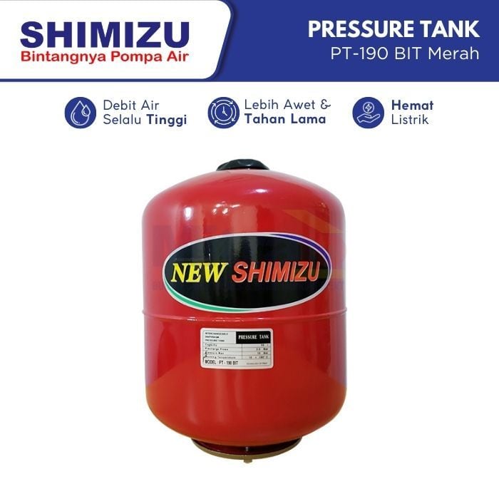 Shimizu Pressure Tank PT-190 BIT Merah visual 2