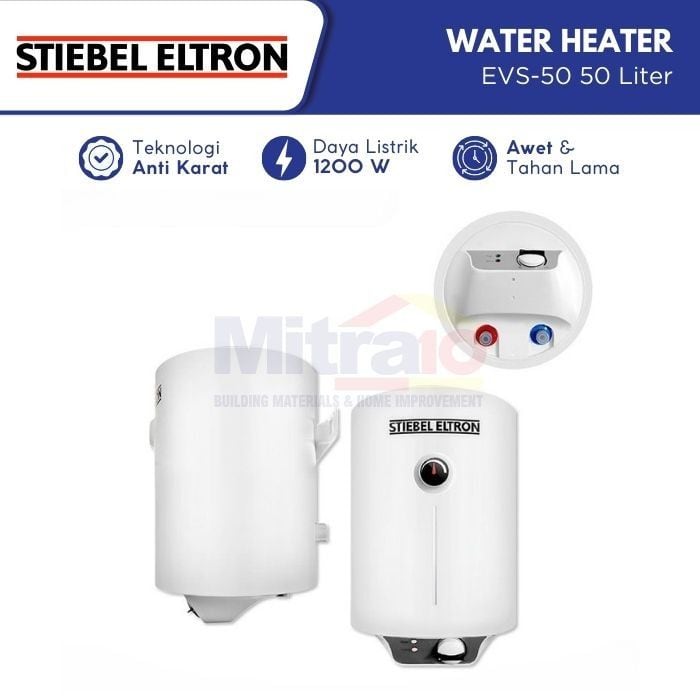 Stiebel Eltron Water Heater Listrik EVS-50 50 L Putih visual 2
