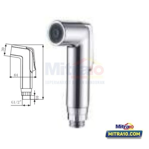 Jet Shower Tidy FL010 Chrome - Semprotan Toilet visual 2
