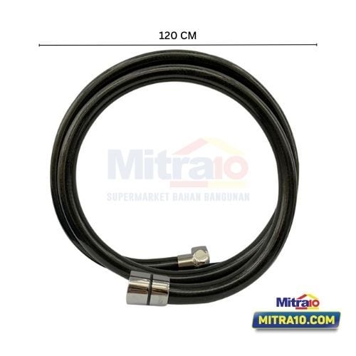 Tidy Jet Shower E1120-BL 1.2 m Hitam visual 2