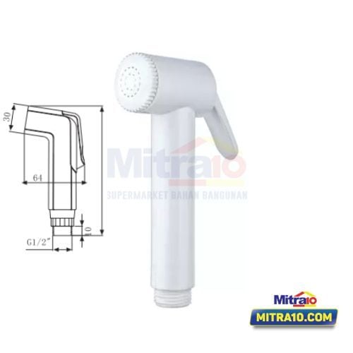 Tidy Jet Shower Kloset PM439 Putih 1.2 m visual 2