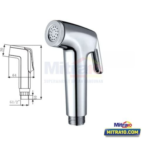 Tidy Jet Shower Kloset Stainless PC010 1.2 m visual 2