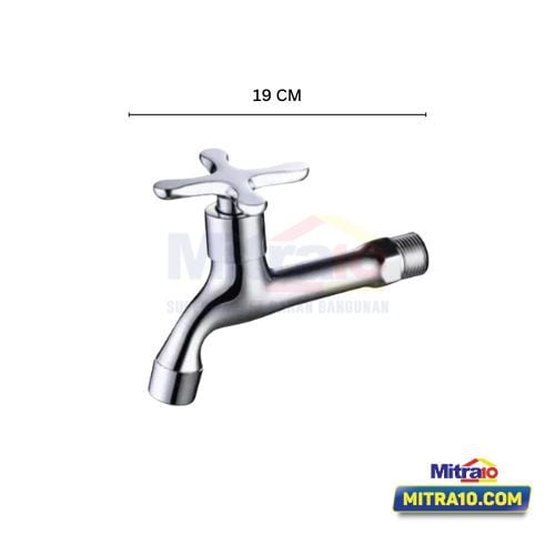 Tidy Kran Dinding Leher Panjang Stainless Aikanu 703 Chrome visual 2
