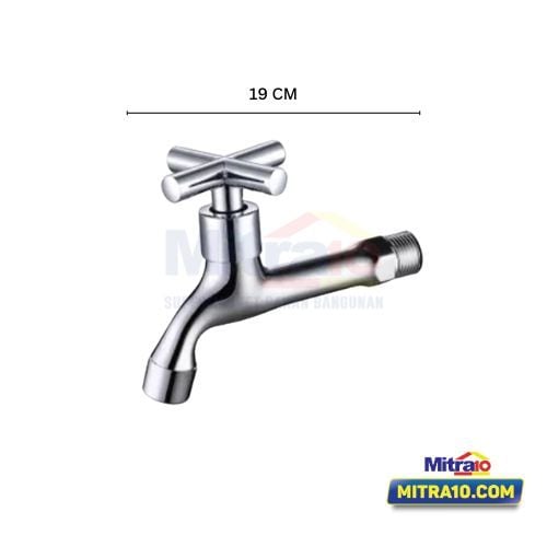 Tidy Kran Dinding Leher Panjang Stainless Kenai 803 Zinc Chrome visual 2