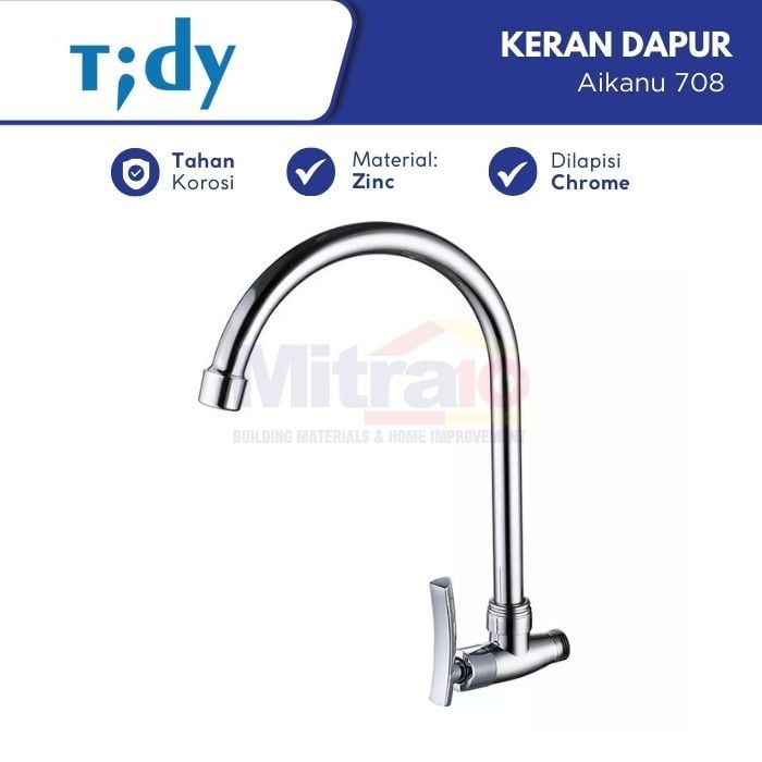 Tidy Kran Dinding Wastafel Cuci Piring Dapur Aikanu 708 visual 2
