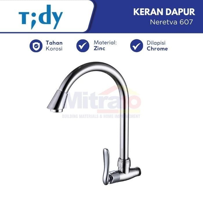 Tidy Kran Dinding Wastafel Cuci Piring Dapur Neretva 607 visual 2