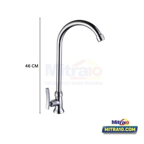 Tidy Kran Wastafel Cuci Piring Dapur Aikanu 709 Chrome visual 2