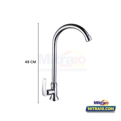 Tidy Kran Wastafel Cuci Piring Dapur Arendal C309 Chrome visual 2