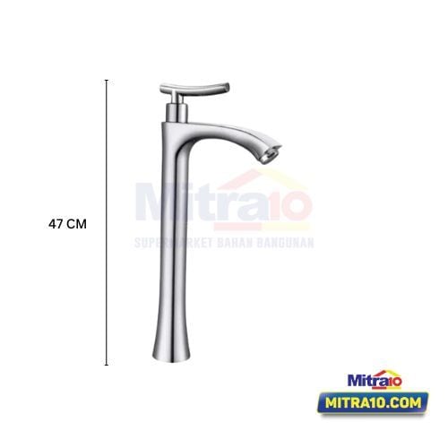Tidy Kran Wastafel Leher Panjang Kuningan Neretva 613 visual 2