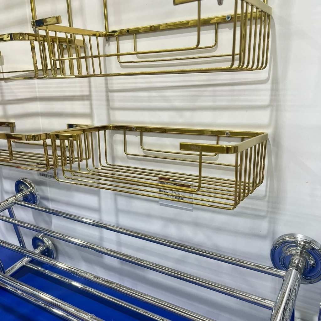 Tidy Rak Kamar Mandi 1 Tingkat XBT-690-1 Gold visual 2