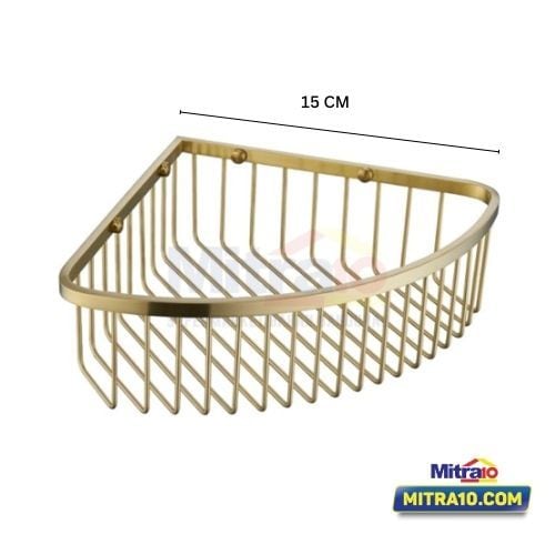 Tidy Rak Sudut 1 Susun XBT-0337 23x15 x 15 cm Gold visual 2