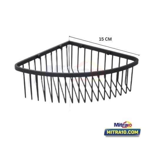 Tidy Rak Sudut Single XBT-0337 23x15 x 23 cm Hitam visual 2