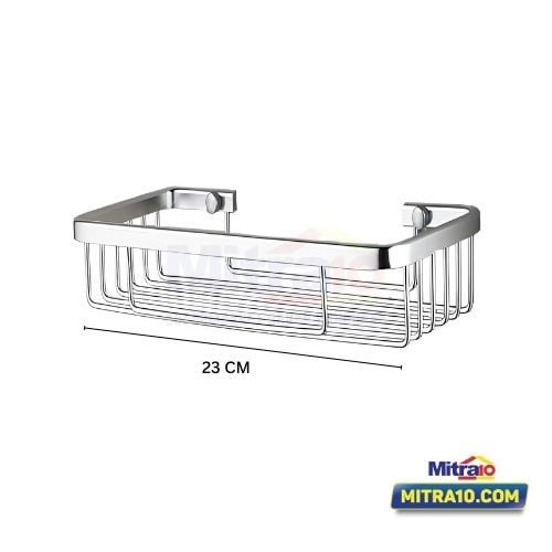 Tidy Rak Tembok Kamar Mandi 1 Susun XBT-0429 23x15 x 15 cm Chrome visual 2