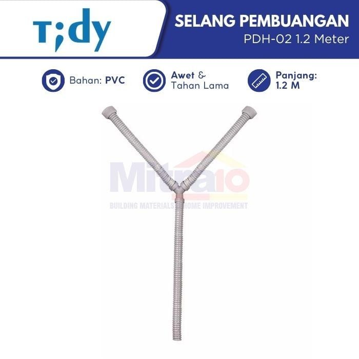 Tidy Selang Pembuangan Air Pvc PDH-02 1.2 m visual 2