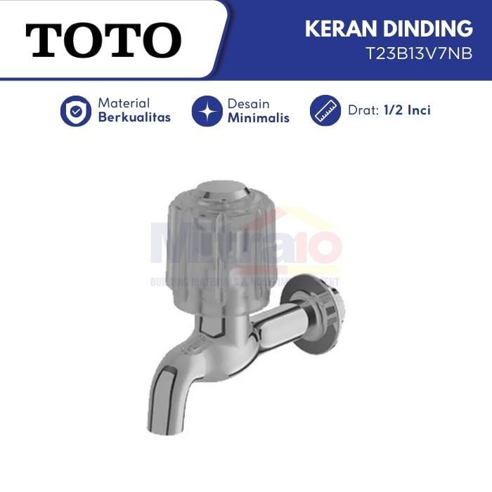 Toto Kran Dinding Stainless T23B13V7NB visual 2