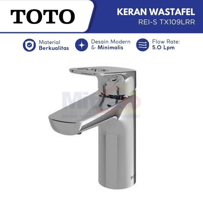 Toto Kran Wastafel Stainless REI-S TX109LRR visual 2