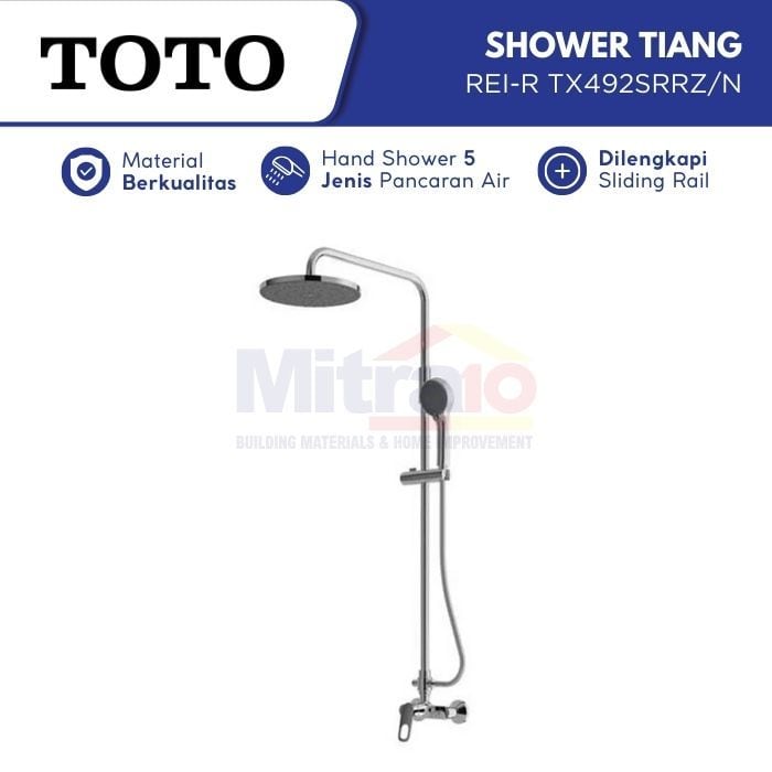 Toto Shower Tiang Kolom REI-R TX492SRRZ/N visual 2