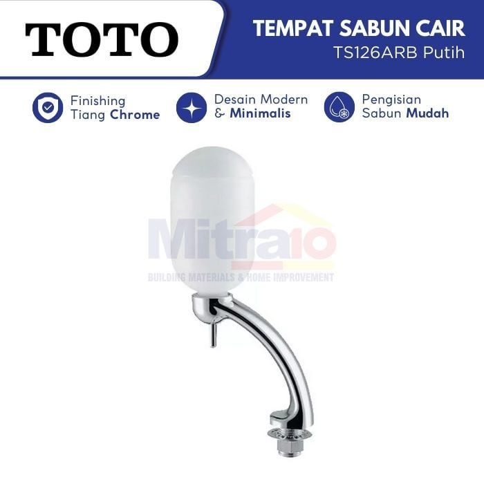 Toto Tabung Tempat Sabun Cair TS126ARB Putih visual 2