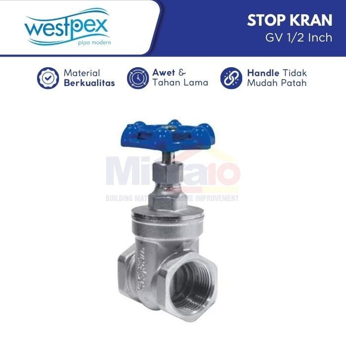 Westpex Stop Kran Air GV 1/2 Inch visual 2