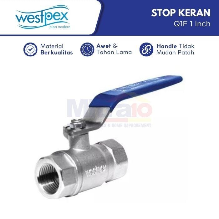 Westpex Stop Kran Q1F 1 Inch visual 2