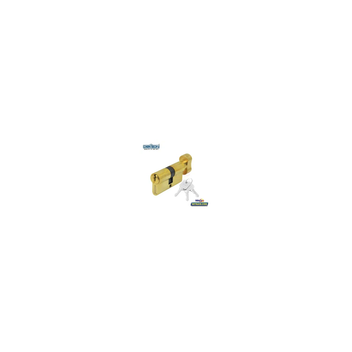 Dekkson Kunci Cylinder CYL BK DL60MM Polish Brass visual 2