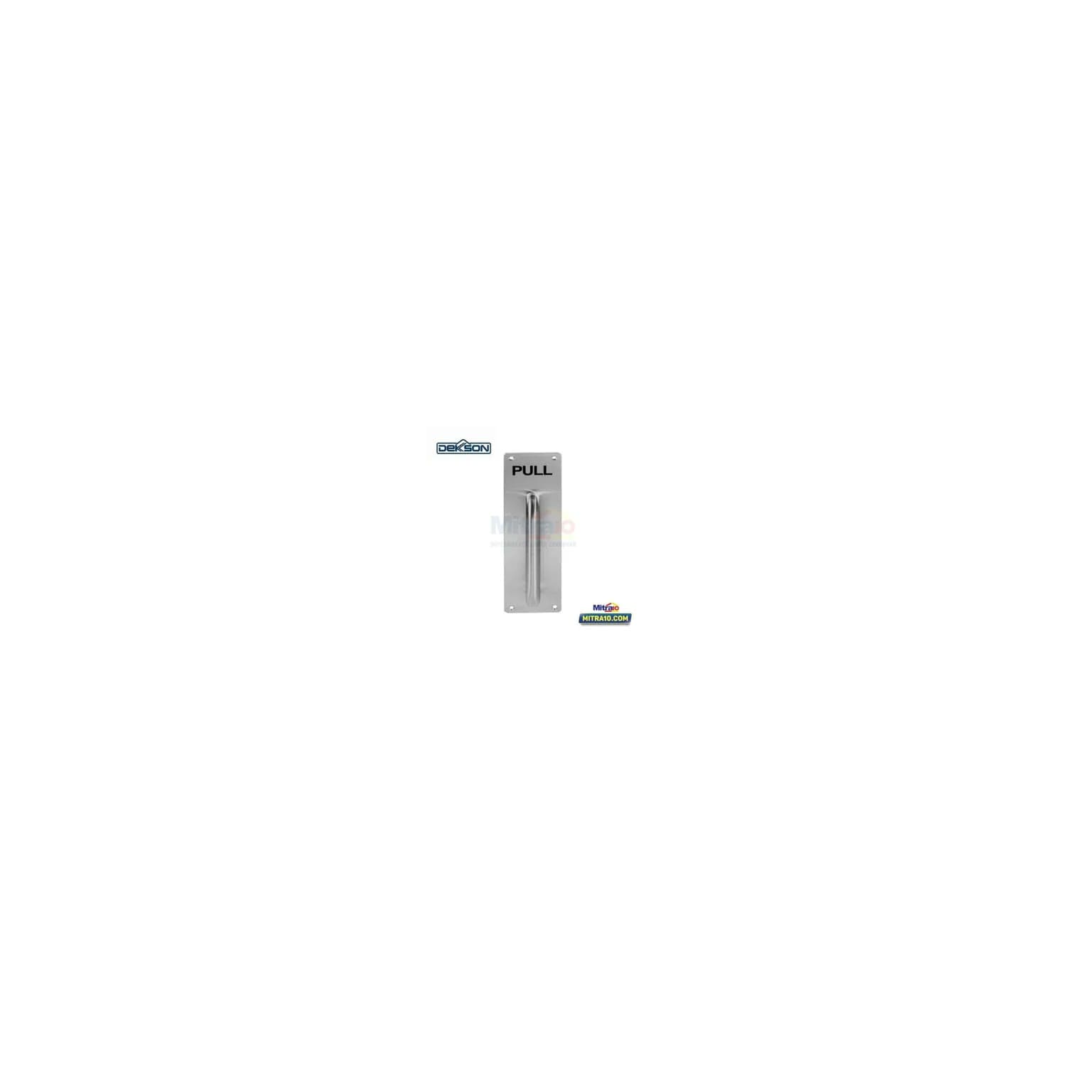 Dekkson Sign Plate SP 003 HDL PULL Satin Stainless Steel visual 2