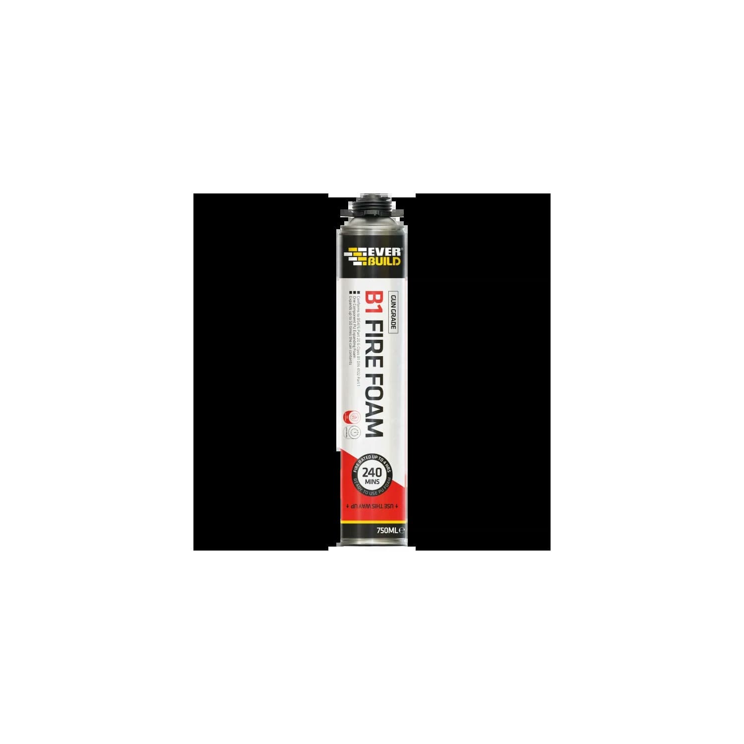 Everbuild B1 Fire Rated Expanding Foam Gun Grade 750ml visual 2