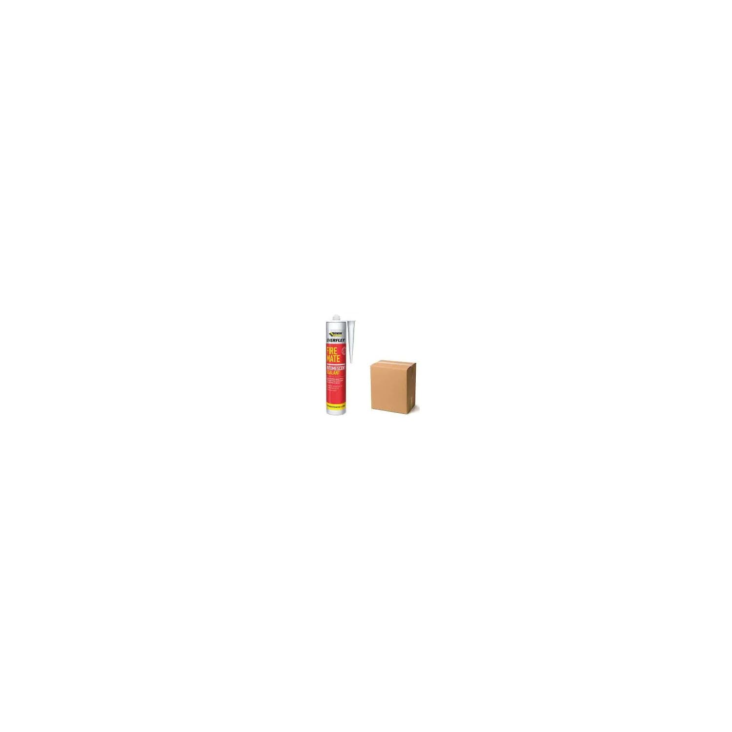 Everbuild Fire Mate Intumescent Acrylic Sealant White 295ml - Box of 25 visual 2
