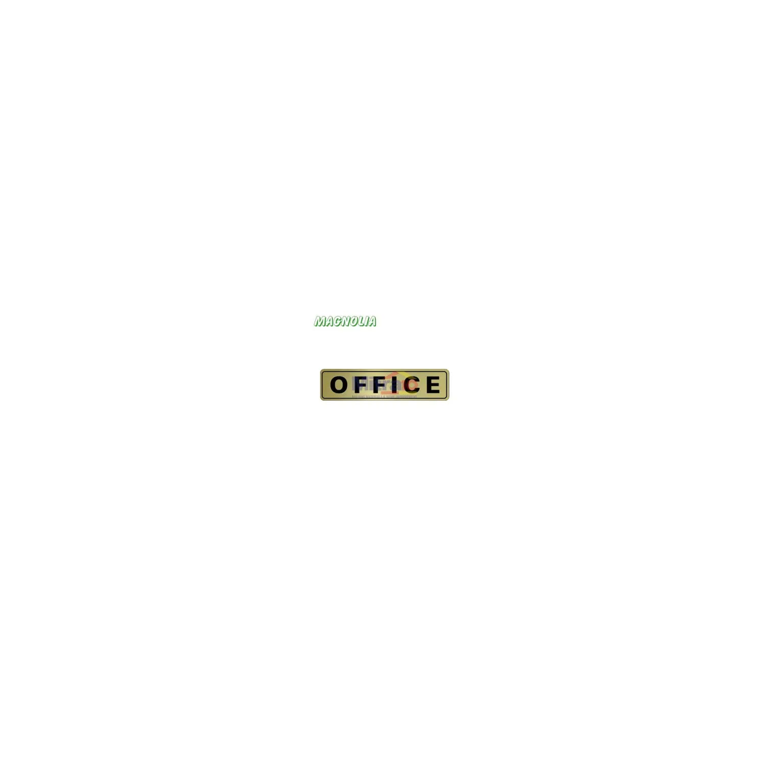Magnolia Papan Tanda Type Lbs2 Office 4.6x19.4 cm Gold visual 2
