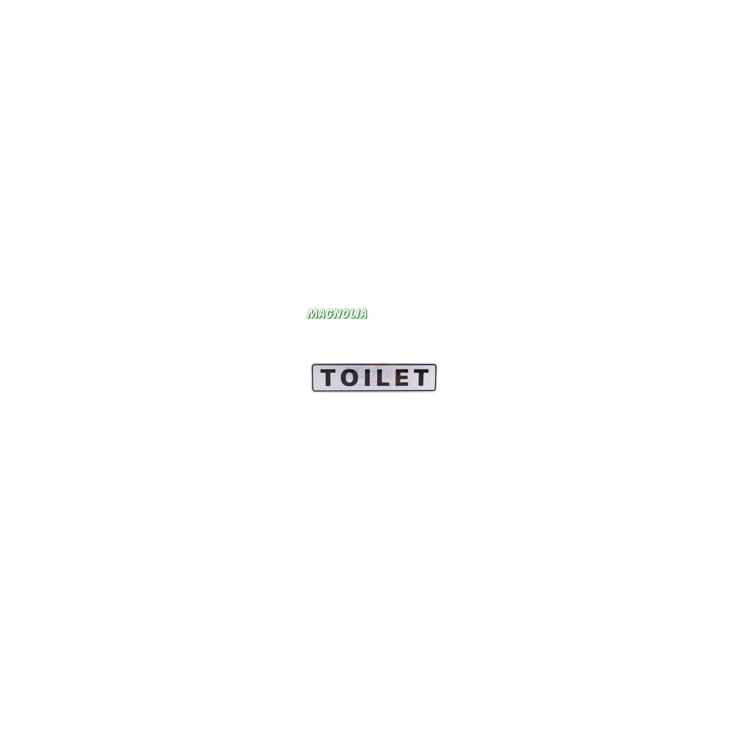 Magnolia Papan Tanda Type Lbs2 Toilet 4.6x19.4 cm Silver visual 2