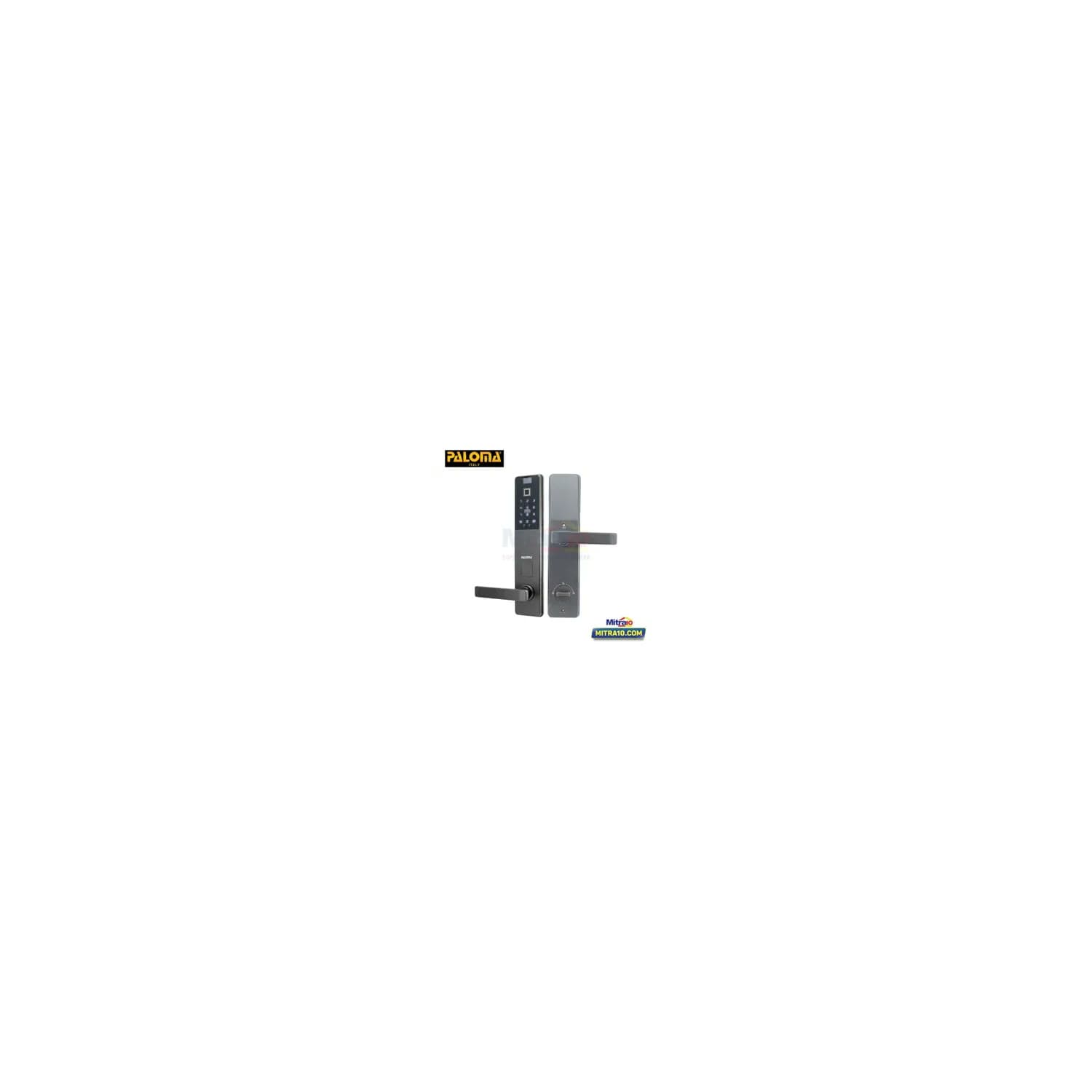 Paloma Gagang Pintu Digital DLP1112 L1100 Bukaan Kiri Grey Pearl visual 2