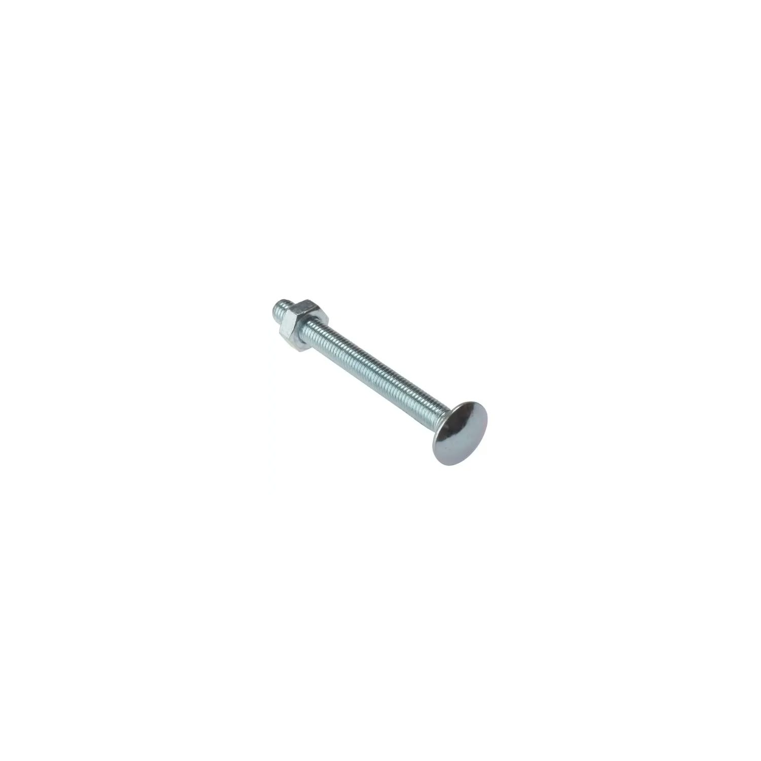 M8 x 40 Bright Zinc-Plated Steel Coach Bolts (200/Pack) visual 2