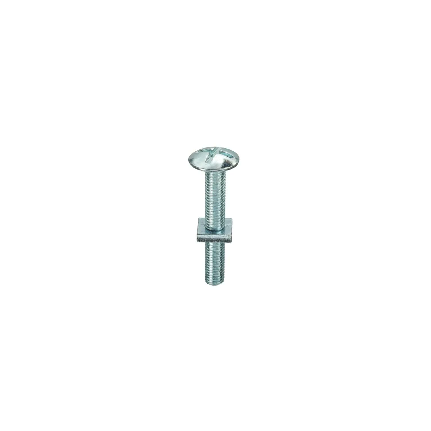 M8 x 80 Bright Zinc-Plated Roofing Bolts (100/Pack) visual 2