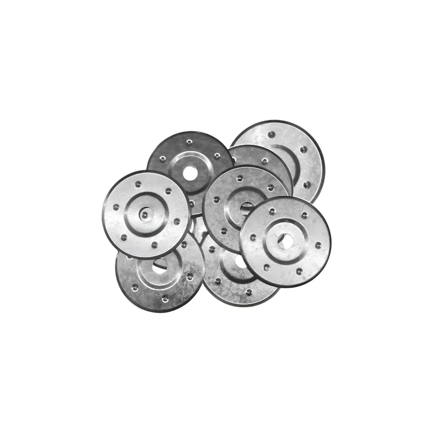 Zinc-Plated Insulation Discs 85mm (50/Box) visual 2