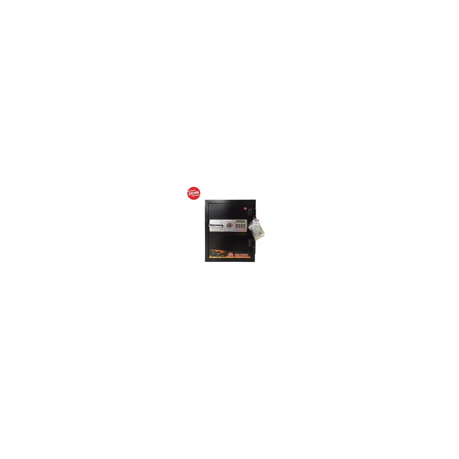 Zehn Deposit Box Tahan Api ZN-SFH-58D 57.6x46x52.5 cm Hitam visual 2