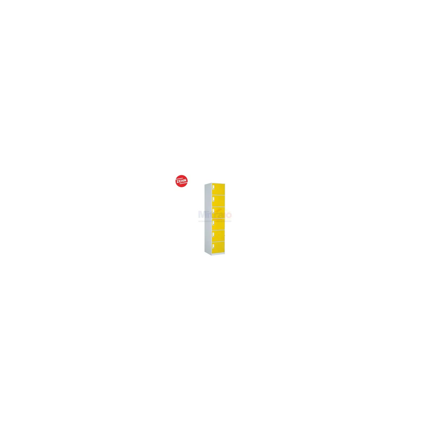 Zehn Loker Besi 6 Pintu ZN-S-Z06-BR Kuning visual 2